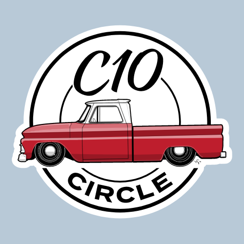 NEW C10 Circle Truck Sticker - First Generation (60-66)